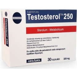 Megabol TESTOSTEROL 250, Super TestoBooster  - 30 Capsule